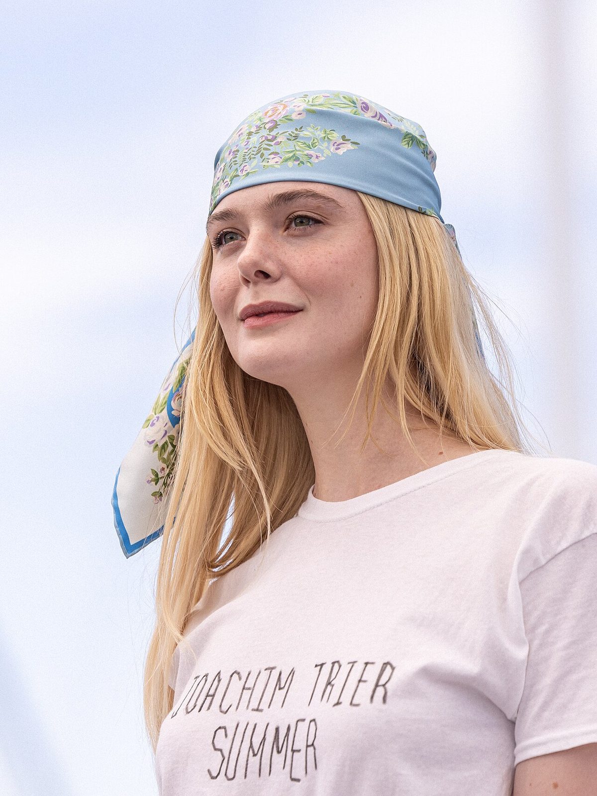 Elle Fanning at the 2025 Cannes Film Festival (file photo, not the 2026 Emmys gown)